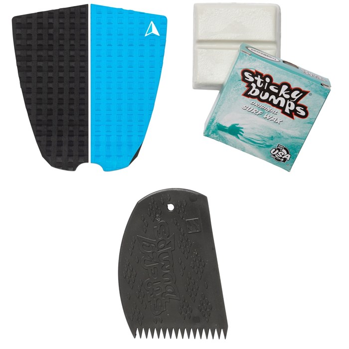 Roam - 2 Piece Traction Pad + Sticky Bumps Basecoat Wax + Easy Grip Wax Comb