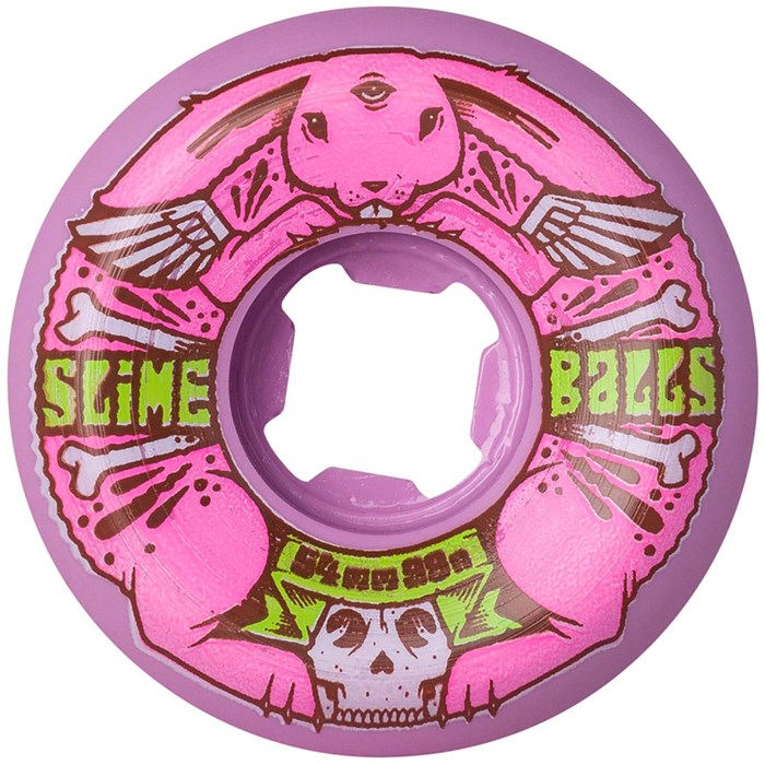 Santa Cruz - Slime Balls Jeremy Fish Bunny Speed Balls 99a Skateboard Wheels
