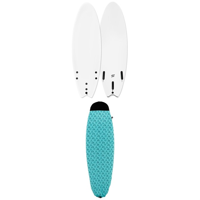 Catch Surf - Blank Series 6'0 Fish - Tri Fin Surfboard + 6ft Board Sock