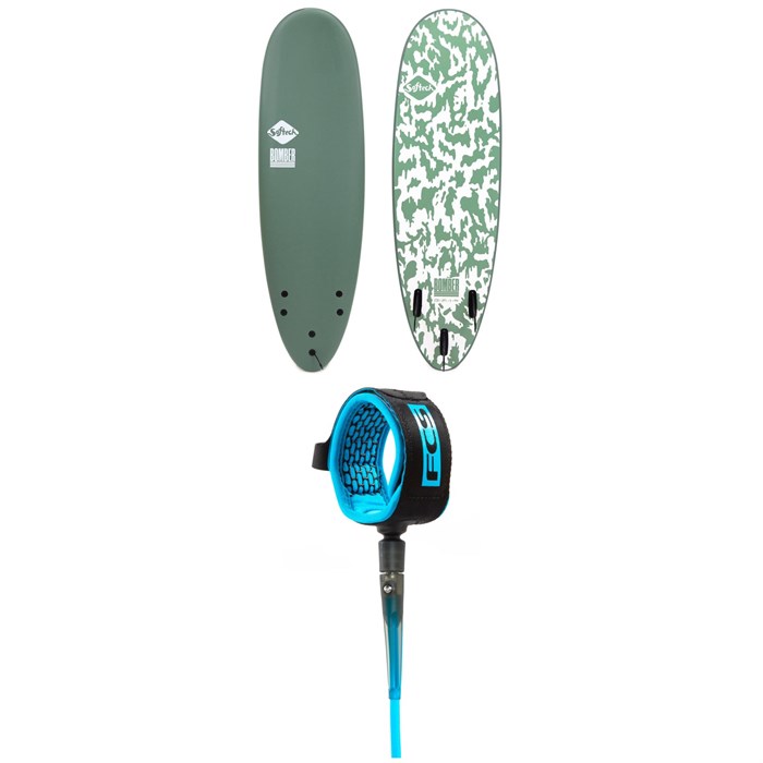 Softech - Bomber FCS II 6'10" Surfboard + FCS 7' All Around Essential Leash