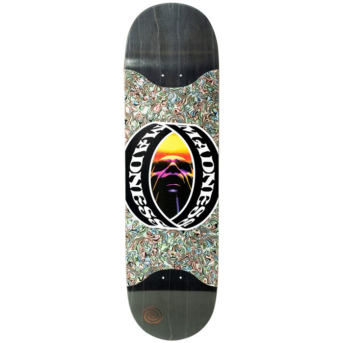 Madness - Vision R7 Slick Black/Multi 8.625 Skateboard Deck