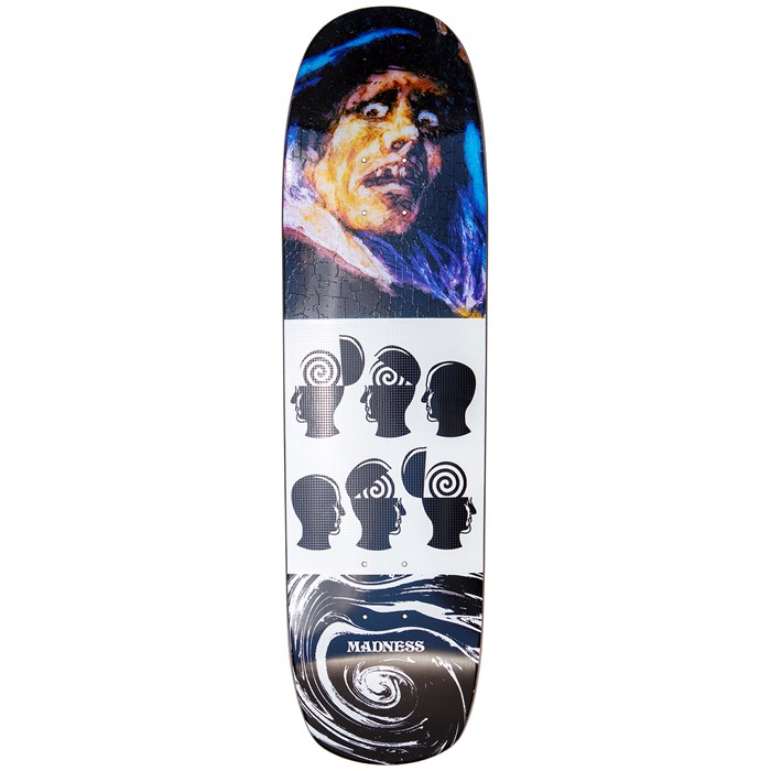 Madness - Mind Control Super Sap R7 Black/White 8.375 Skateboard Deck