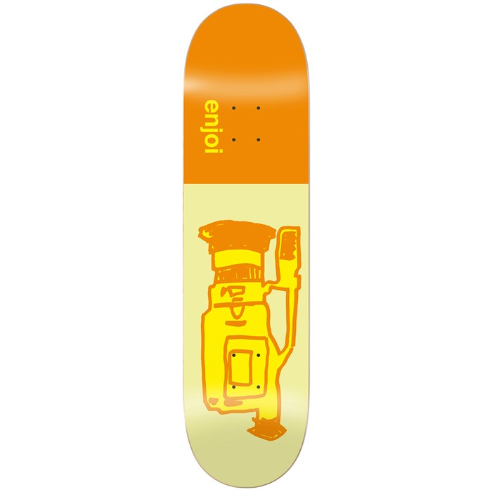 Enjoi - Glitch R7 Orange 8.25 Skateboard Deck