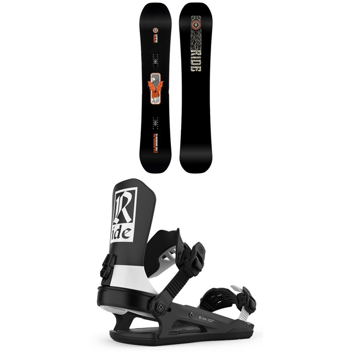 Ride - Wildlife Snowboard + C-8 Snowboard Bindings 2022