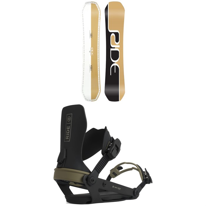Ride - Ride Zero Snowboard + A-6 Snowboard Bindings 2022