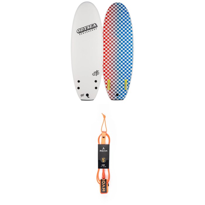 Catch Surf - Odysea Twig 4'10" Twin Fin Surfboard + Roam Comp 5' Leash