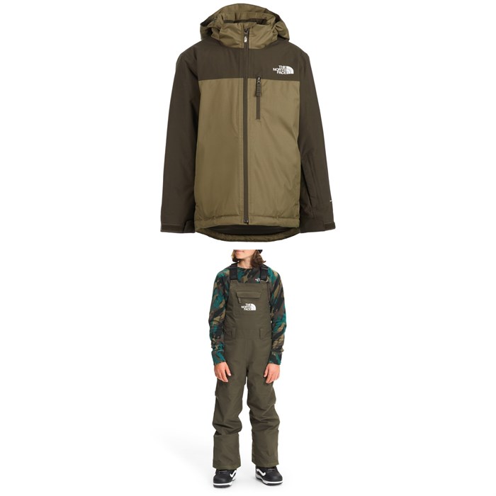 The North Face - Snowquest Plus Insulated Jacket + Freedom Insulated Bibs - Kids' 2022