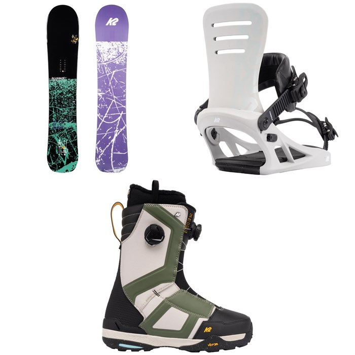 K2 - Instrument Snowboard + Formula Snowboard Bindings + Orton Snowboard Boots 2022