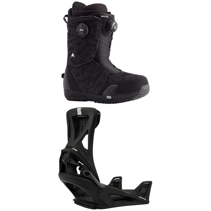 Burton - Swath Step On Snowboard Boots + Step On Genesis Snowboard Bindings 2023