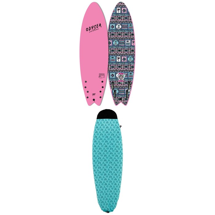 Catch Surf - Odysea Skipper Quad-Fin x Jamie O'Brien Pro 6' Surfboard + 6ft Board Sock