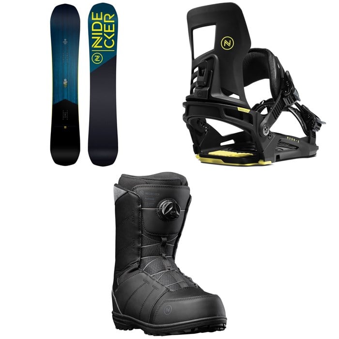 Nidecker - Score Snowboard + Muon-X Snowboard Bindings + Ranger Snowboard Boots 2022