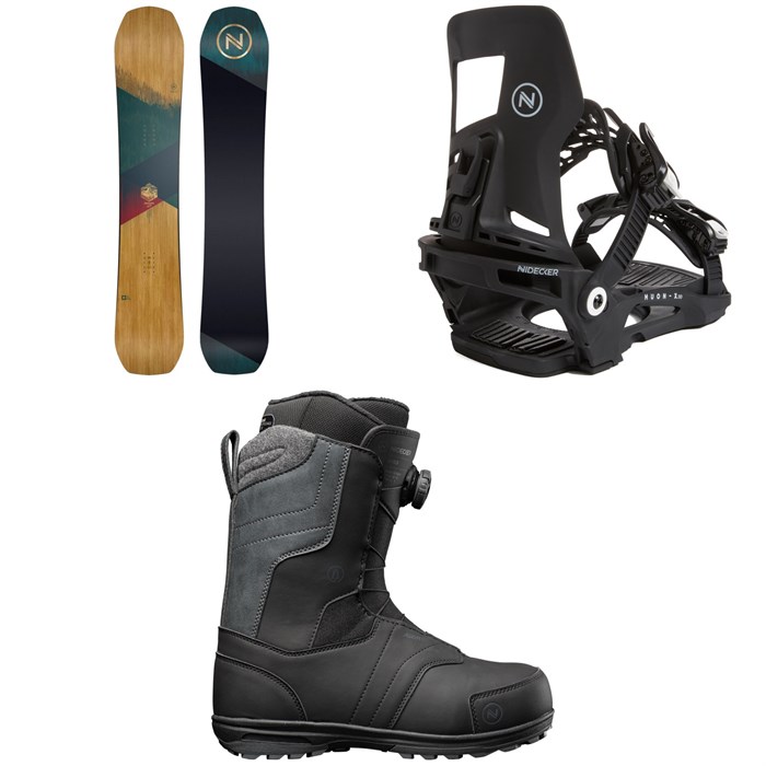 Nidecker - Escape Snowboard 2022 + Muon-X SE Snowboard Bindings + Aero Snowboard Boots 2022