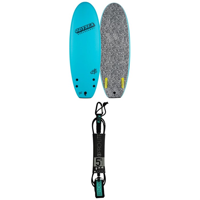 Catch Surf - Odysea Twig 4'10" Twin Fin Surfboard + Pro-Lite 5.5' Super Comp Leash