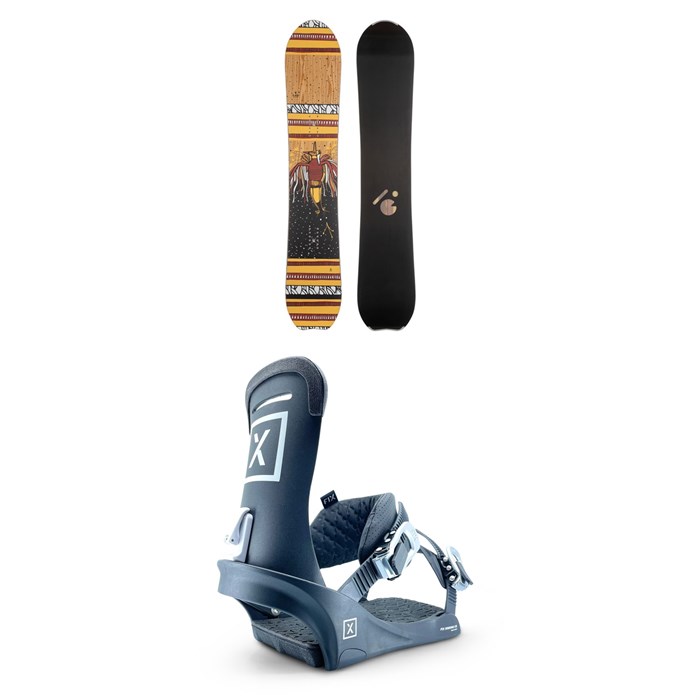 Slash - Straight Snowboard + Fix Truce Snowboard Bindings 2022