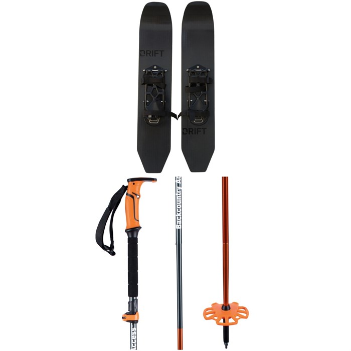 Drift - Carbon Boards + BCA Scepter 4S Collapsible Ski Poles 2022