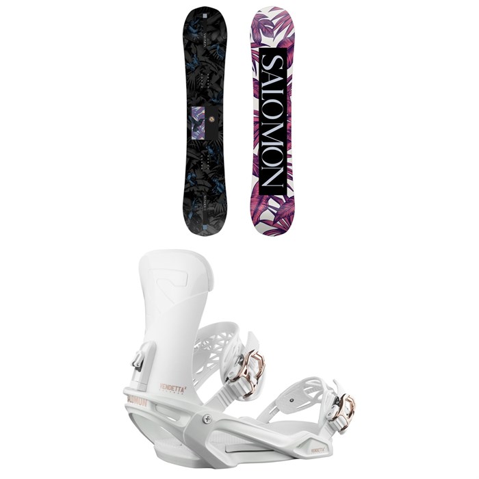 Salomon - Wonder Snowboard 2021 + Vendetta X Snowboard Bindings - Women's 2022