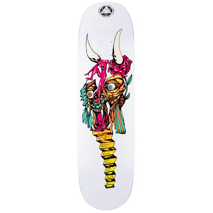 Welcome - Beauty on Moontrimmer 2.0 White 8.5 Skateboard Deck