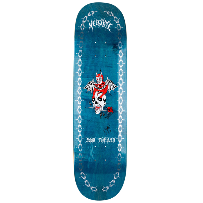 Welcome - Angel on Enenra Assorted Stains 8.5 Skateboard Deck