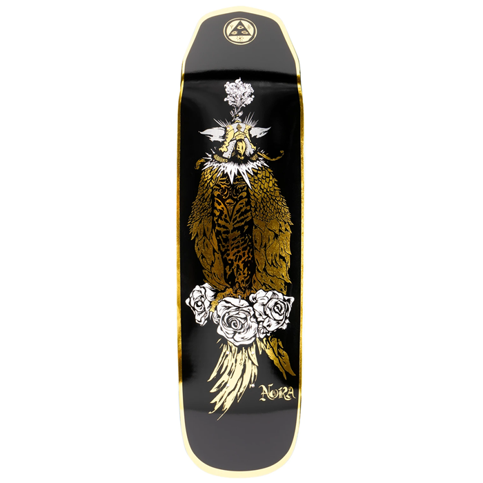 Welcome - Peregrine on Wicked Queen Gold Foil 8.6 Skateboard Deck