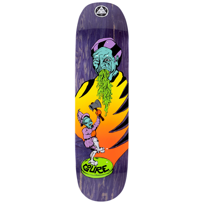 Welcome - Divorced Jim on Moontrimmer 2.0 Assorted Stain 8.5 Skateboard Deck
