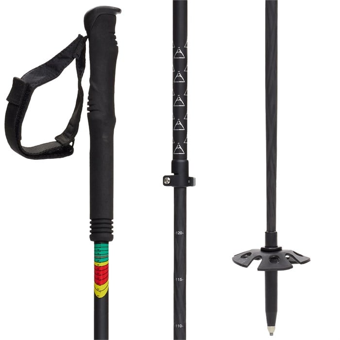 evo - Way Out Carbon Adjustable Ski Poles 2025