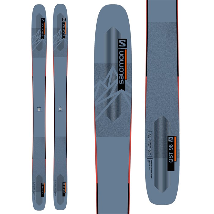 Salomon - QST 98 Skis with Skins 2023