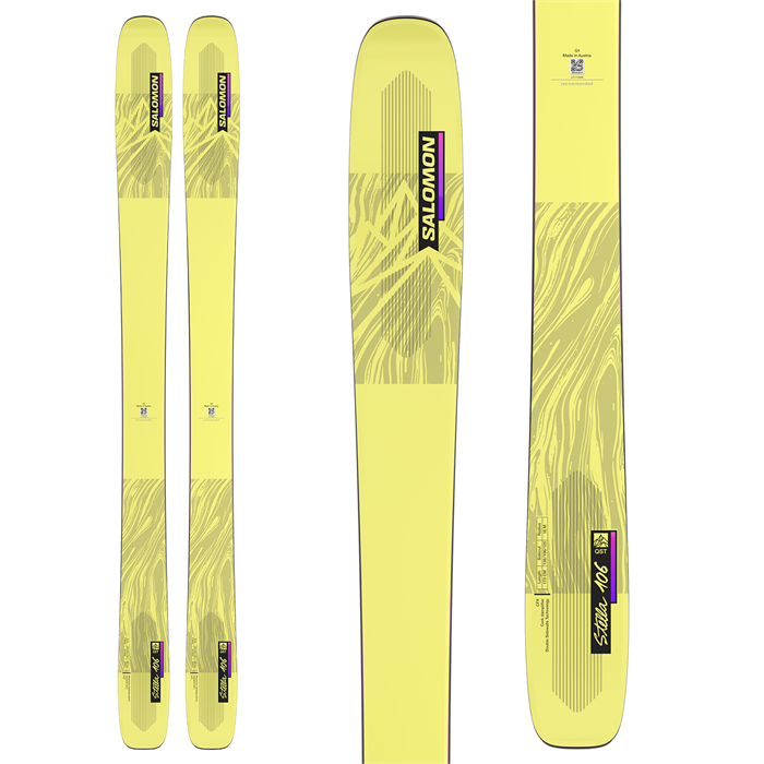 Salomon Ski Sticker Ski Bindings Poles Goggles Snowboarding Skiing Burton 
