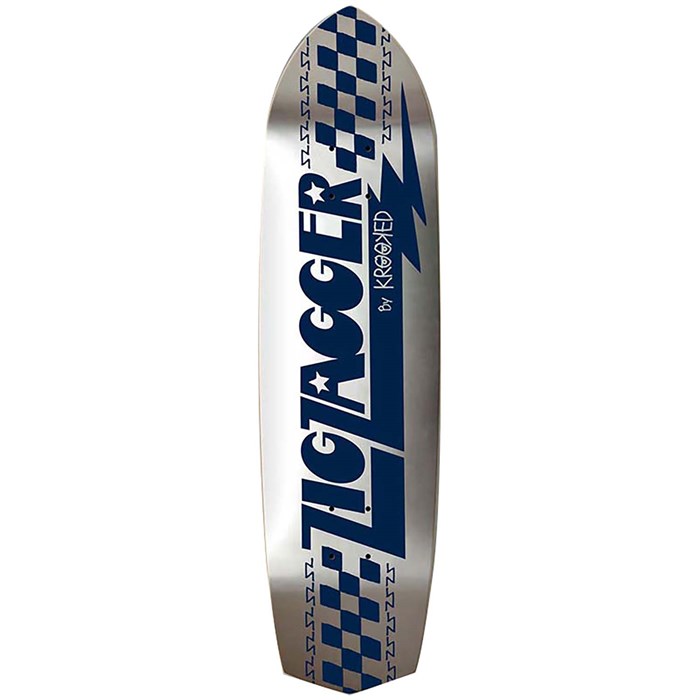 Krooked - Zig Zagger Silver Foil 8.62 Skateboard Deck