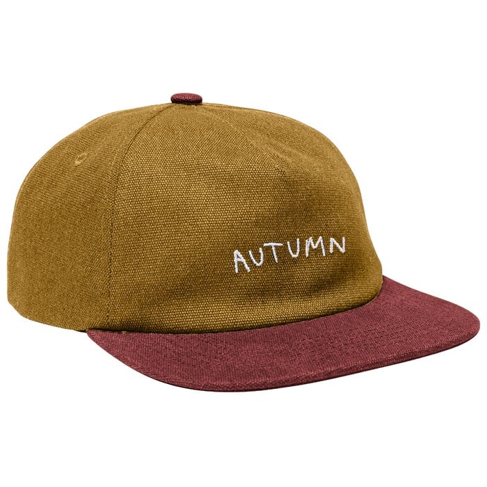 Autumn - 5 Panel Snapback-Washed Canvas Hat
