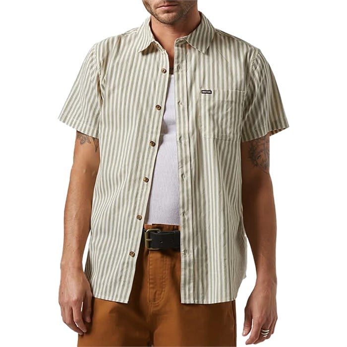 Brixton - Charter Print Short-Sleeve Shirt - Men's