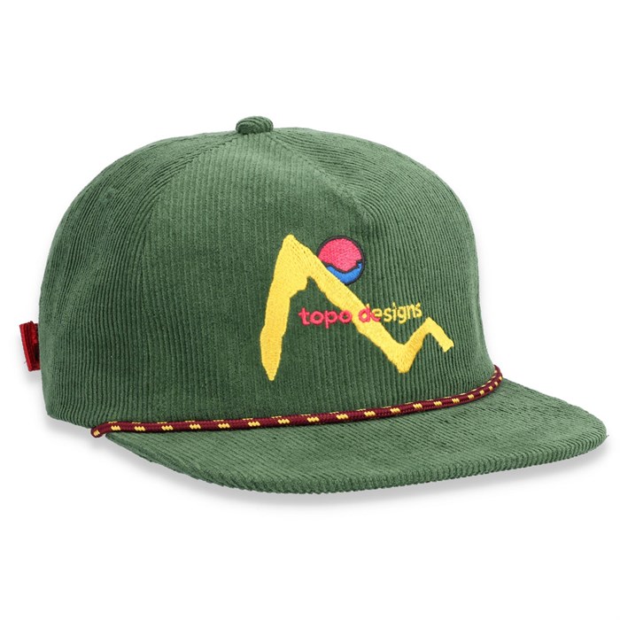 Topo Designs Sunset Corduroy Trucker Hat | evo