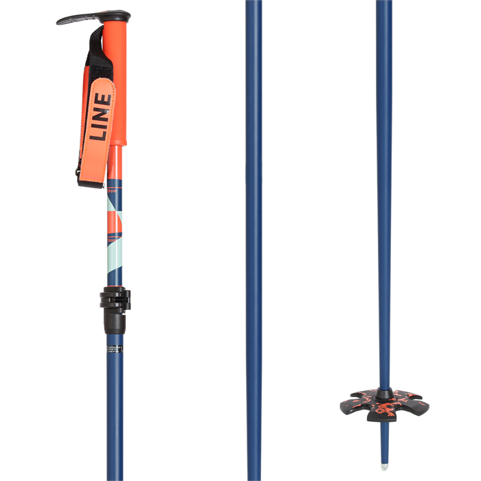 Line Skis - Paintbrush Adjustable Ski Poles 2023
