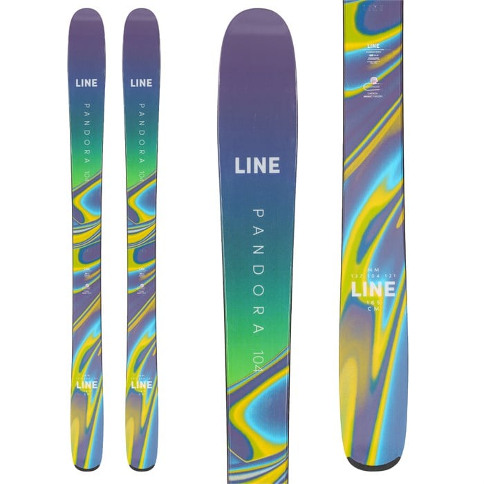 Line Skis - Pandora 104 Skis - Women's 2023