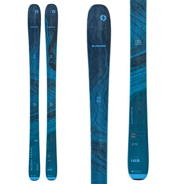 NEW ! Without Bindings / Flat 159cm Blizzard 2020 Black Pearl 88 Skis 