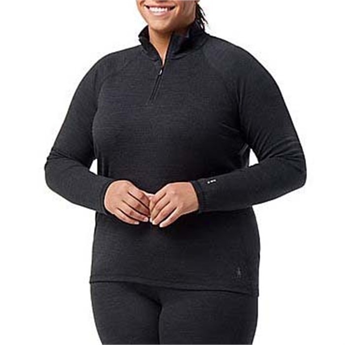 thumbnail image 2 of Smartwool Men’s Classic Thermal Merino 1/4 Zip Base Layer – 100% Merino Wool, Long Sleeve 2 of 2