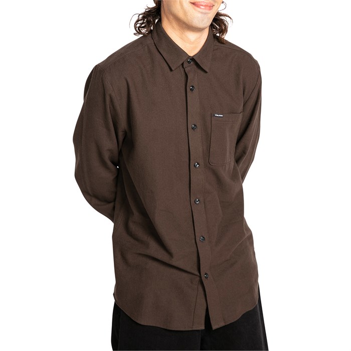 Volcom - Caden Solid Long-Sleeve Shirt