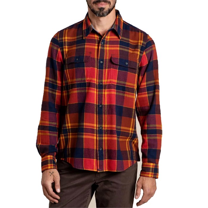 Toad & Co - Indigo Flannel Long-Sleeve Shirt
