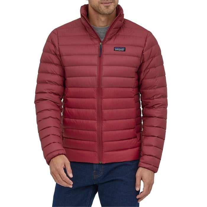 Patagonia down cheap sweater oxide red