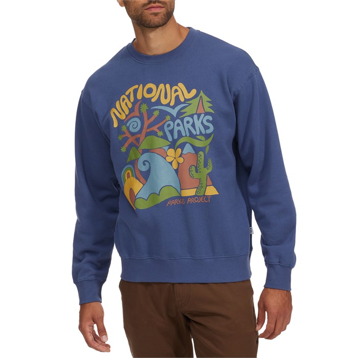 Parks Project - National Parks Whirled Crewneck Sweatshirt