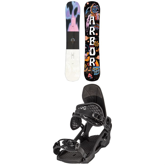 Arbor - Draft Camber Snowboard + Spruce Snowboard Bindings 2023