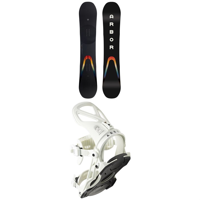 Arbor - Formula Rocker Snowboard + Hemlock Snowboard Bindings 2023