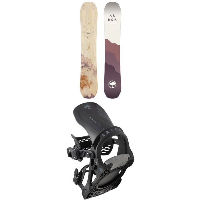 Arbor - Swoon Rocker Snowboard + Acacia Snowboard Bindings - Women's 2023