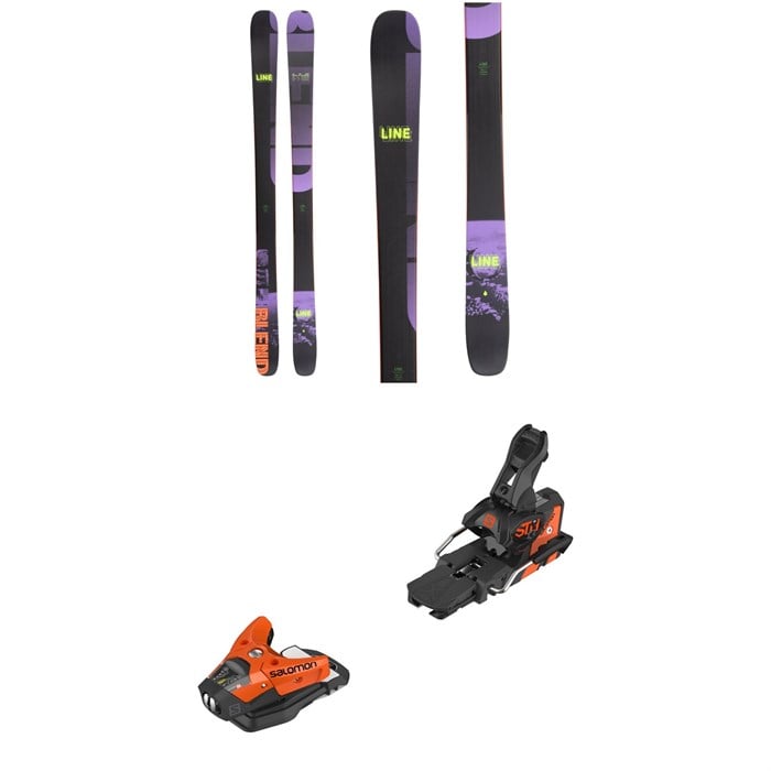 Line Skis - Blend Skis + Salomon STH2 WTR 13 Ski Bindings 2022