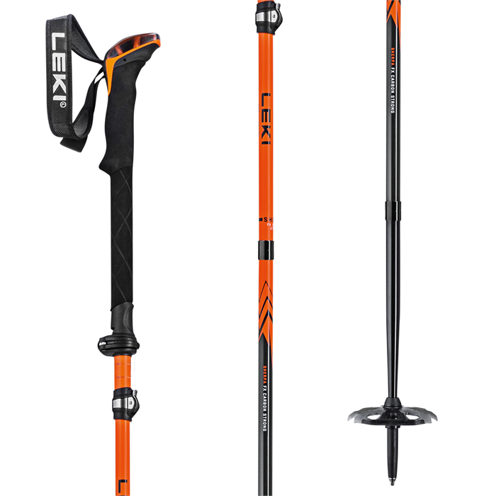 LEKI - Leki Sherpa FX Carbon Max Adjustable Ski Poles 2023