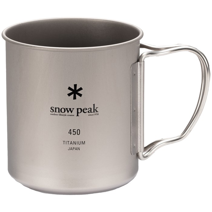 Snow Peak - 450ml Titanium Single-Walled Mug
