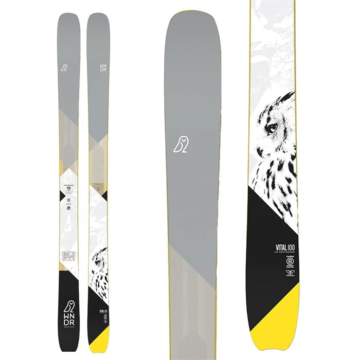 WNDR Alpine - Vital 100 Camber Skis 2023