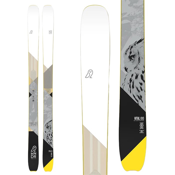 WNDR Alpine - Vital 100 Reverse Camber Skis 2023