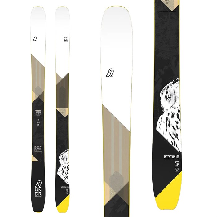 WNDR Alpine - Intention 108 Reverse Camber Skis 2023