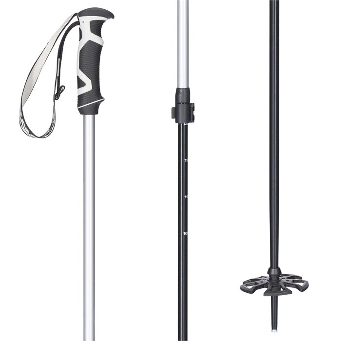 K2 - Lockjaw Aluminum Adjustable Ski Poles 2025