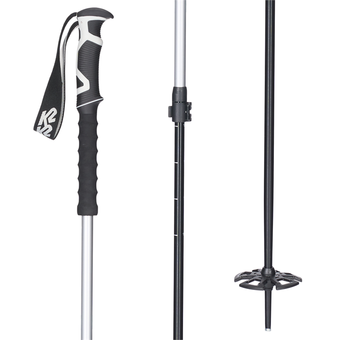 K2 - Lockjaw Aluminum EVA Adjustable Ski Poles 2025